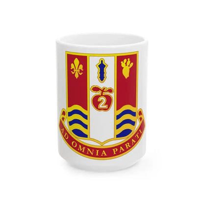 186th Artillery Regiment (U.S. Army) White Coffee Mug 15oz - Go Mug Yourself