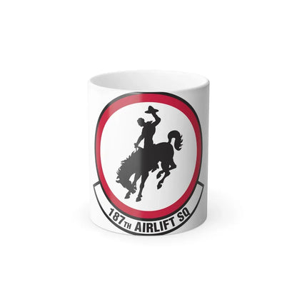 187 Airlift Squadron (U.S. Air Force) Color Changing Coffee Mug 11oz - Go Mug Yourself