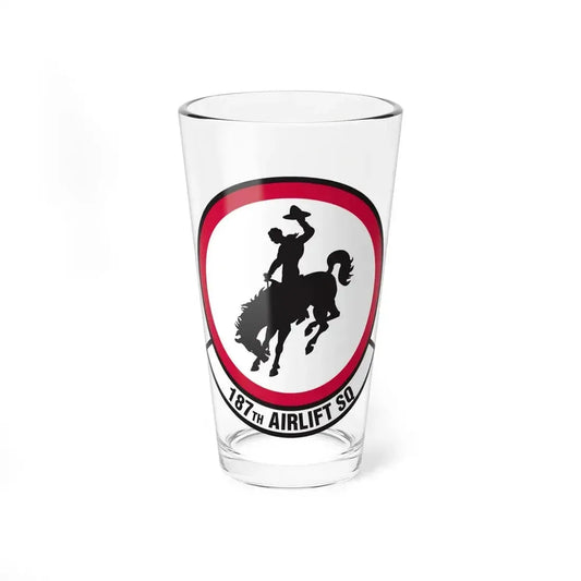 187 Airlift Squadron (U.S. Air Force) Pint Glass 16oz 16oz - Go Mug Yourself