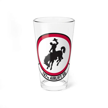 187 Airlift Squadron (U.S. Air Force) Pint Glass 16oz 16oz - Go Mug Yourself