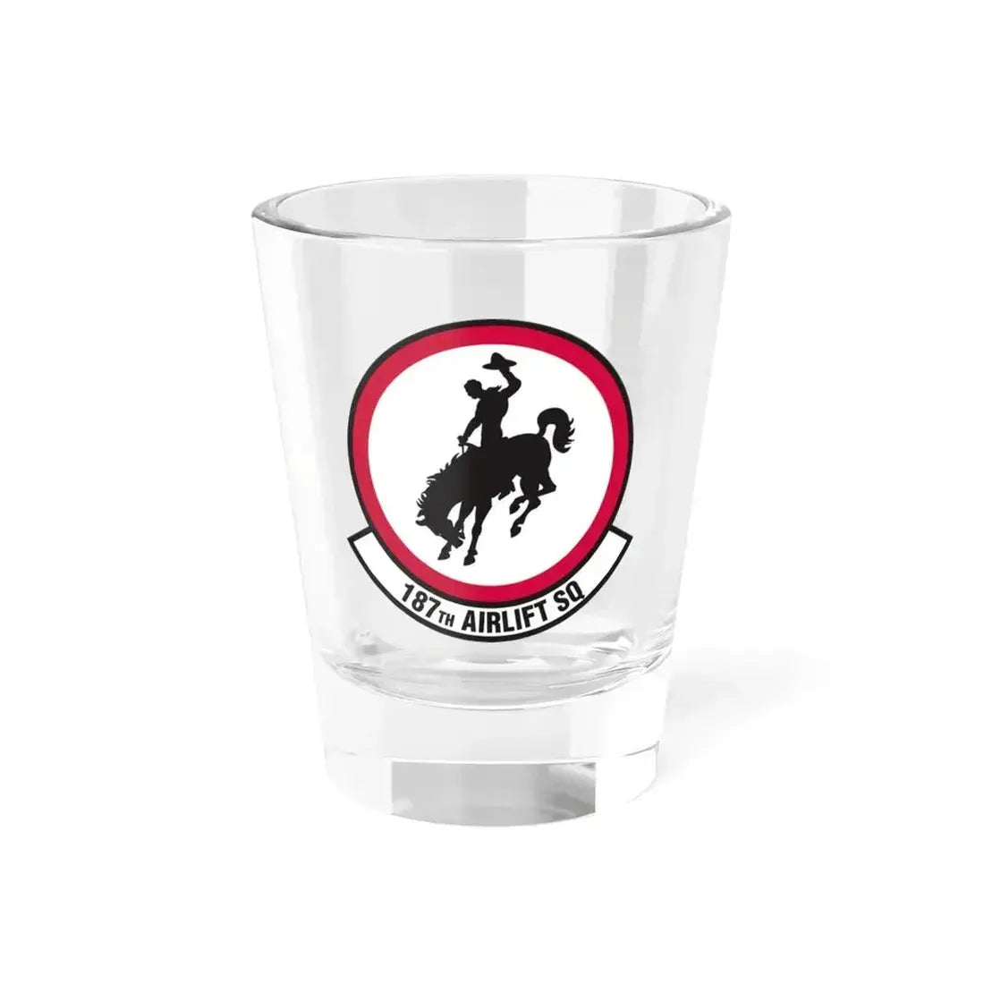 187 Airlift Squadron (U.S. Air Force) Shot Glass 1.5oz 1.5oz - Go Mug Yourself