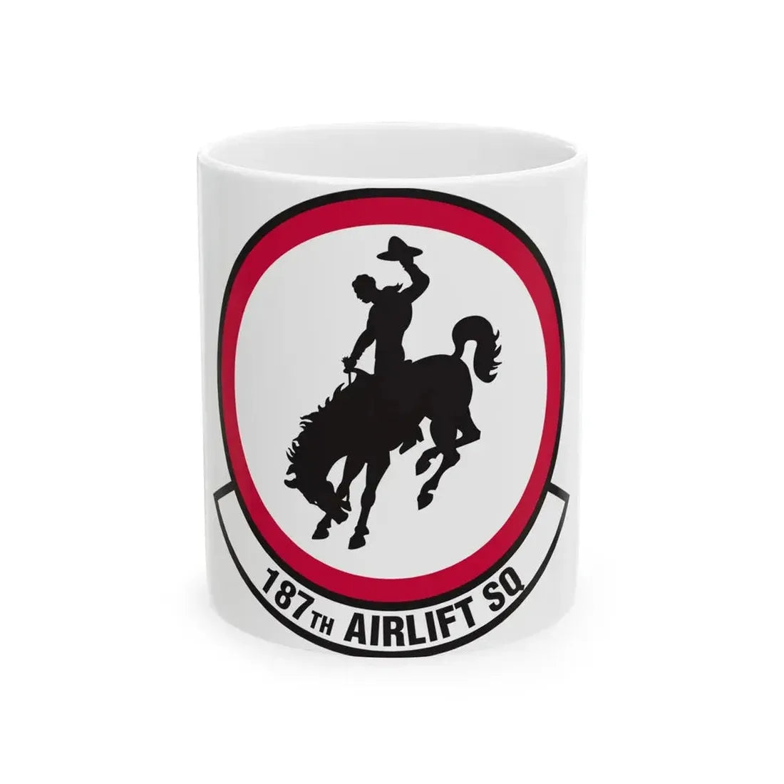 187 Airlift Squadron (U.S. Air Force) White Coffee Mug 11oz - Go Mug Yourself