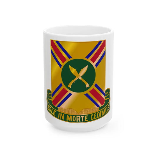 187 Armor Regiment (U.S. Army) White Coffee Mug-15oz-Go Mug Yourself