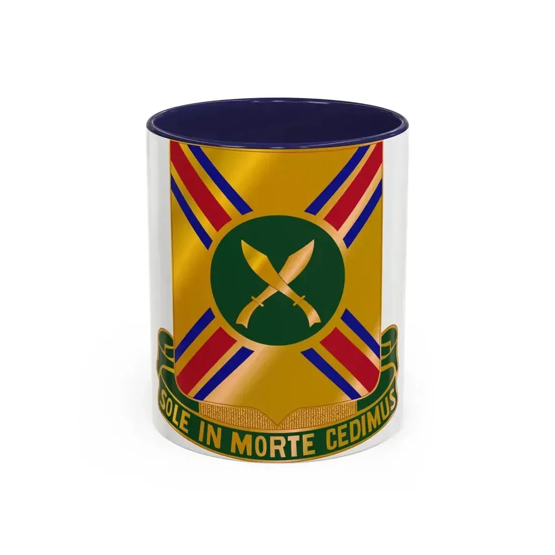 187 Armor Regiment (U.S. Army) Accent Coffee Mug 11oz Navy - Go Mug Yourself