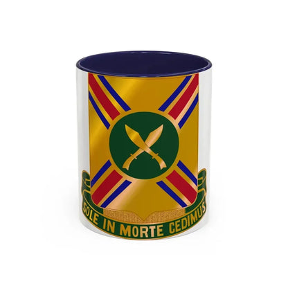 187 Armor Regiment (U.S. Army) Accent Coffee Mug 11oz Navy - Go Mug Yourself
