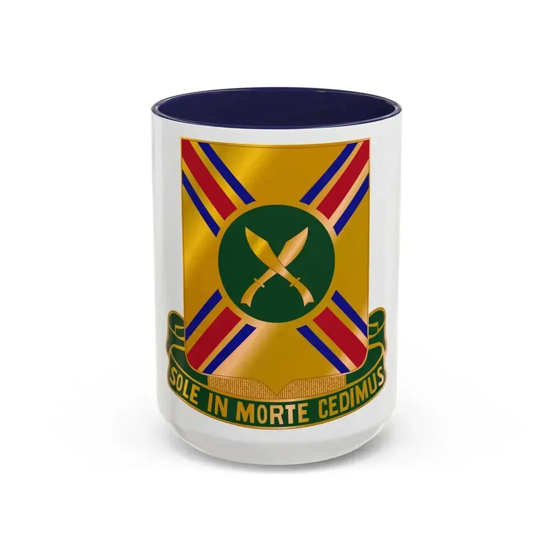 187 Armor Regiment (U.S. Army) Accent Coffee Mug 15oz Navy - Go Mug Yourself
