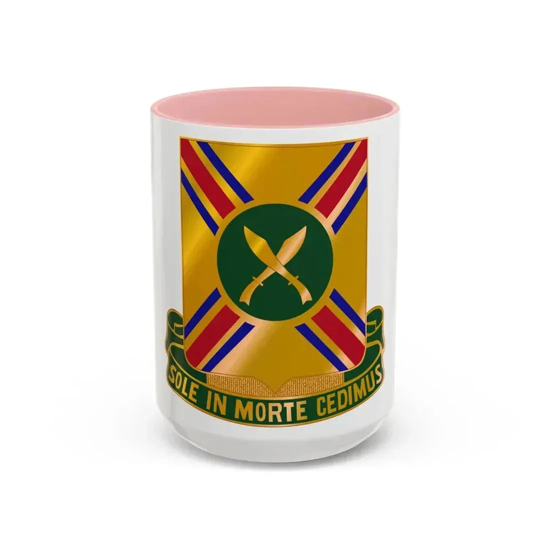187 Armor Regiment (U.S. Army) Accent Coffee Mug 15oz Pink - Go Mug Yourself