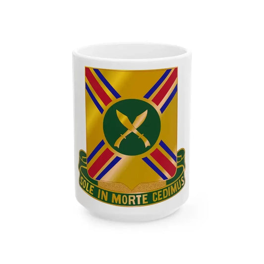 187 Armor Regiment (U.S. Army) White Coffee Mug 15oz - Go Mug Yourself