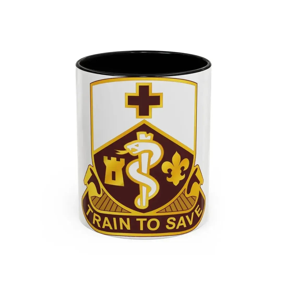 187 Medical Battalion (U.S. Army) Accent Coffee Mug 11oz Black - Go Mug Yourself