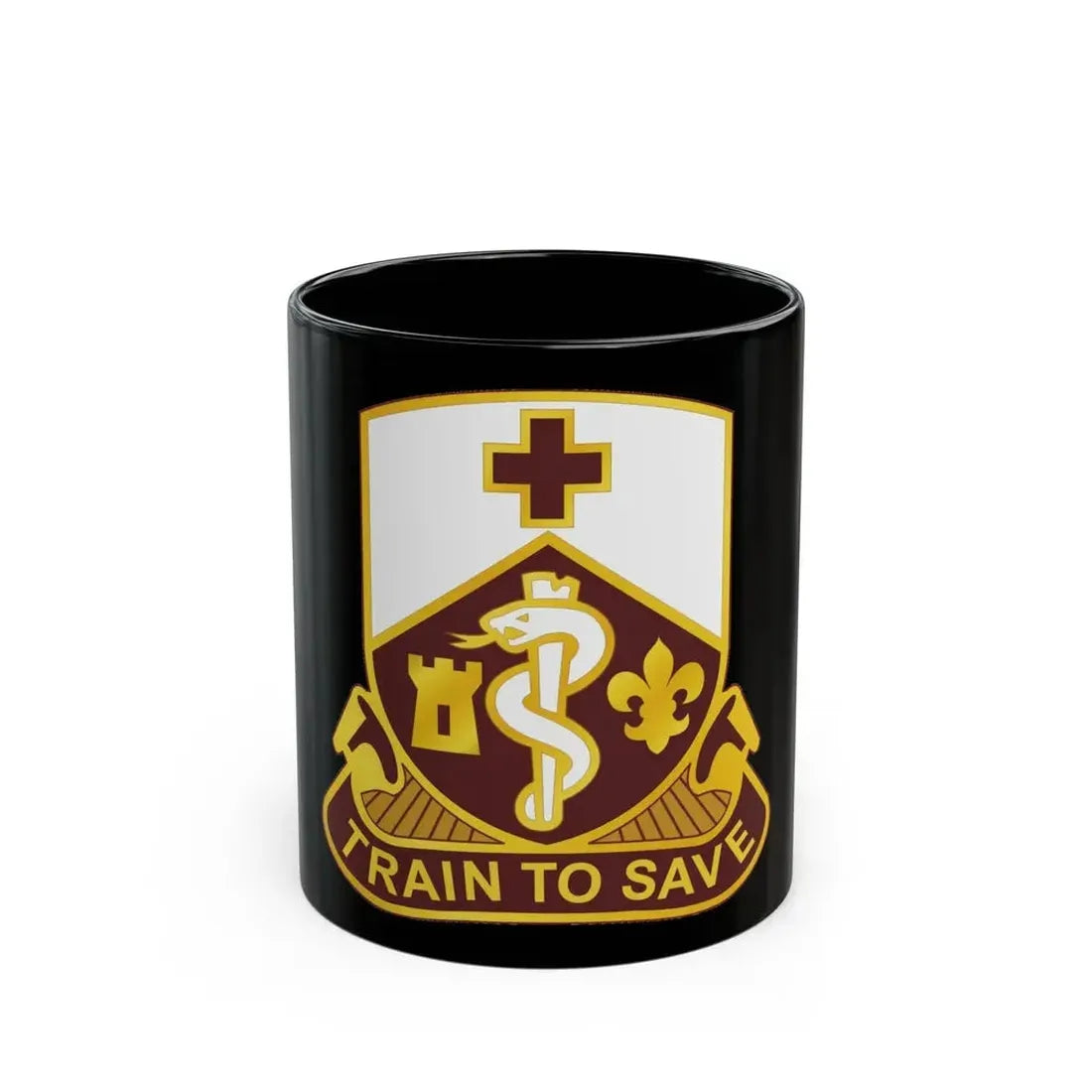 187 Medical Battalion (U.S. Army) Black Coffee Mug 11oz - Go Mug Yourself