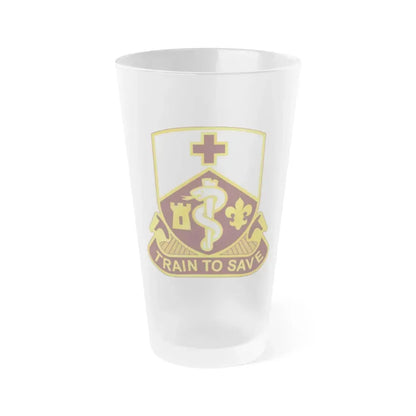 187 Medical Battalion (U.S. Army) Frosted Pint Glass 16oz Default Title - Go Mug Yourself
