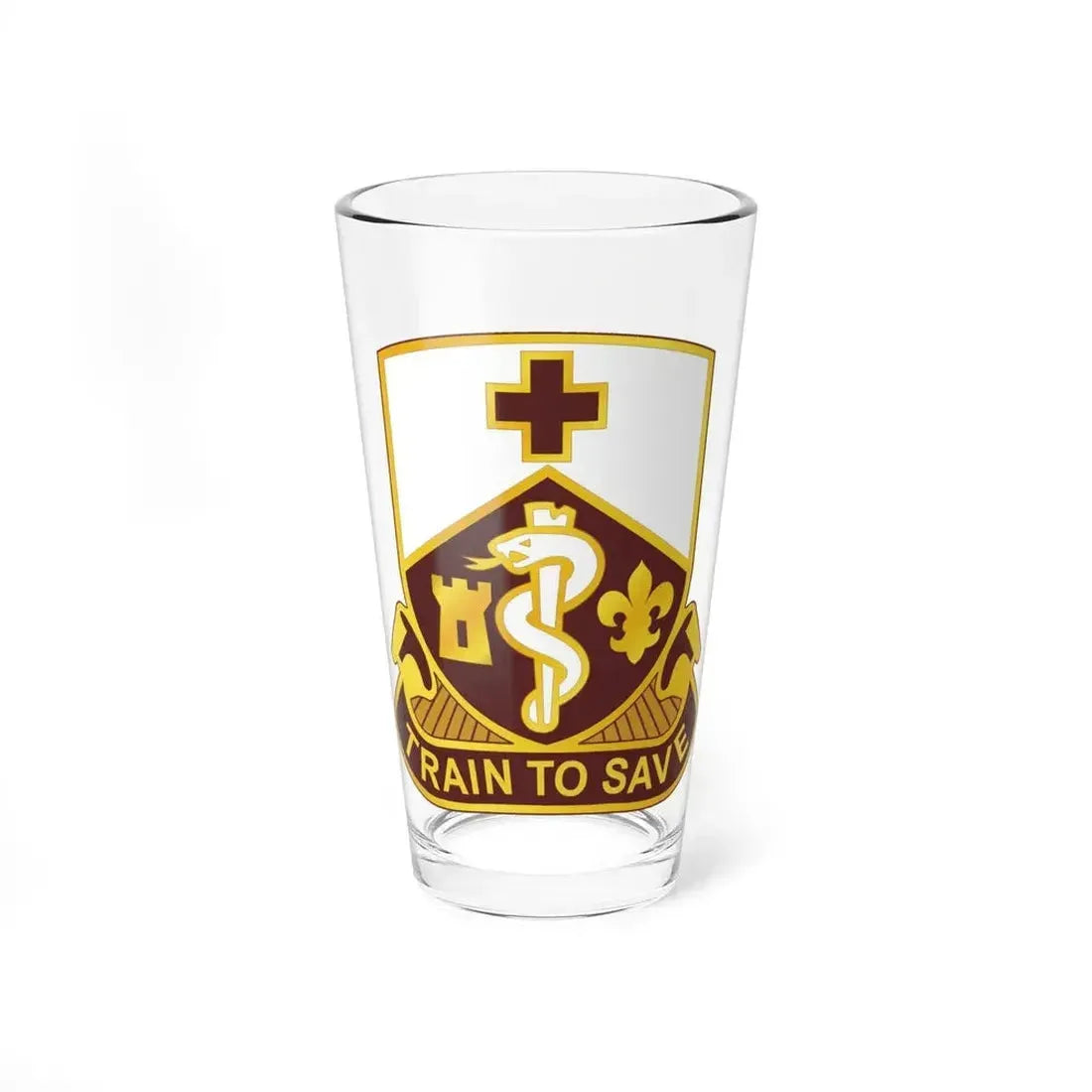 187 Medical Battalion (U.S. Army) Pint Glass 16oz 16oz - Go Mug Yourself