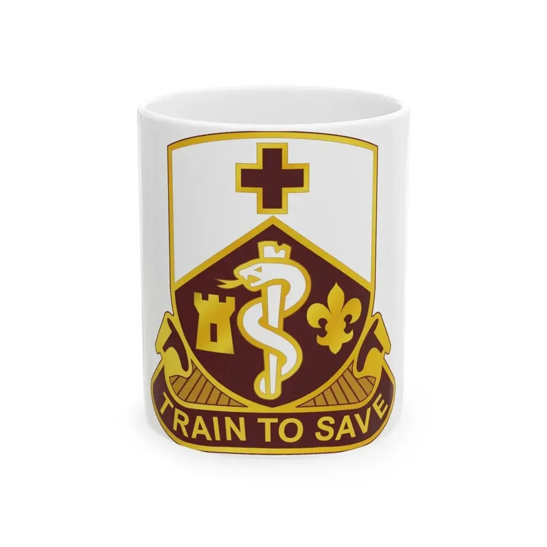 187 Medical Battalion (U.S. Army) White Coffee Mug 11oz - Go Mug Yourself