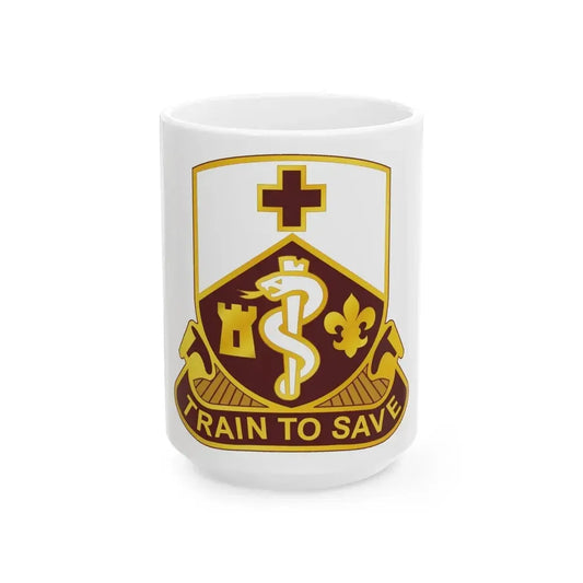 187 Medical Battalion (U.S. Army) White Coffee Mug 15oz - Go Mug Yourself