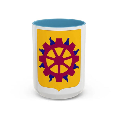 187 Ordnance Battalion 2 (U.S. Army) Accent Coffee Mug 15oz Light Blue - Go Mug Yourself