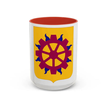 187 Ordnance Battalion 2 (U.S. Army) Accent Coffee Mug 15oz Red - Go Mug Yourself