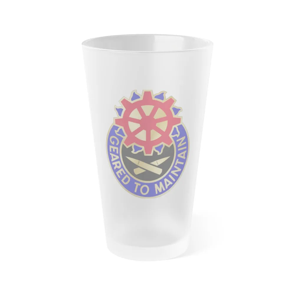 187 Ordnance Battalion (U.S. Army) Frosted Pint Glass 16oz-Go Mug Yourself