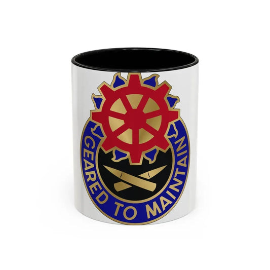 187 Ordnance Battalion (U.S. Army) Accent Coffee Mug 11oz Black - Go Mug Yourself