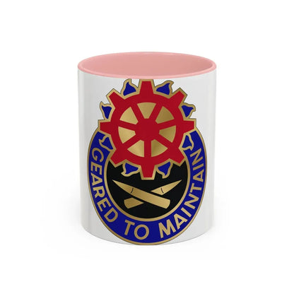 187 Ordnance Battalion (U.S. Army) Accent Coffee Mug 11oz Pink - Go Mug Yourself