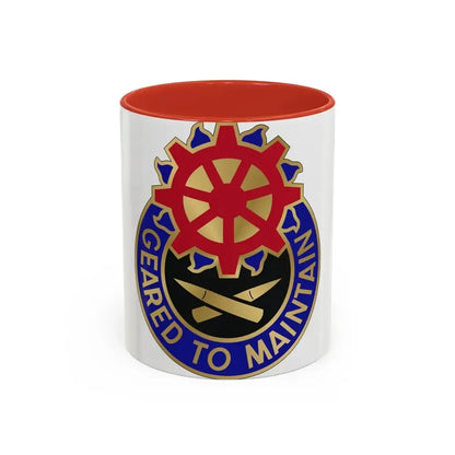 187 Ordnance Battalion (U.S. Army) Accent Coffee Mug 11oz Red - Go Mug Yourself