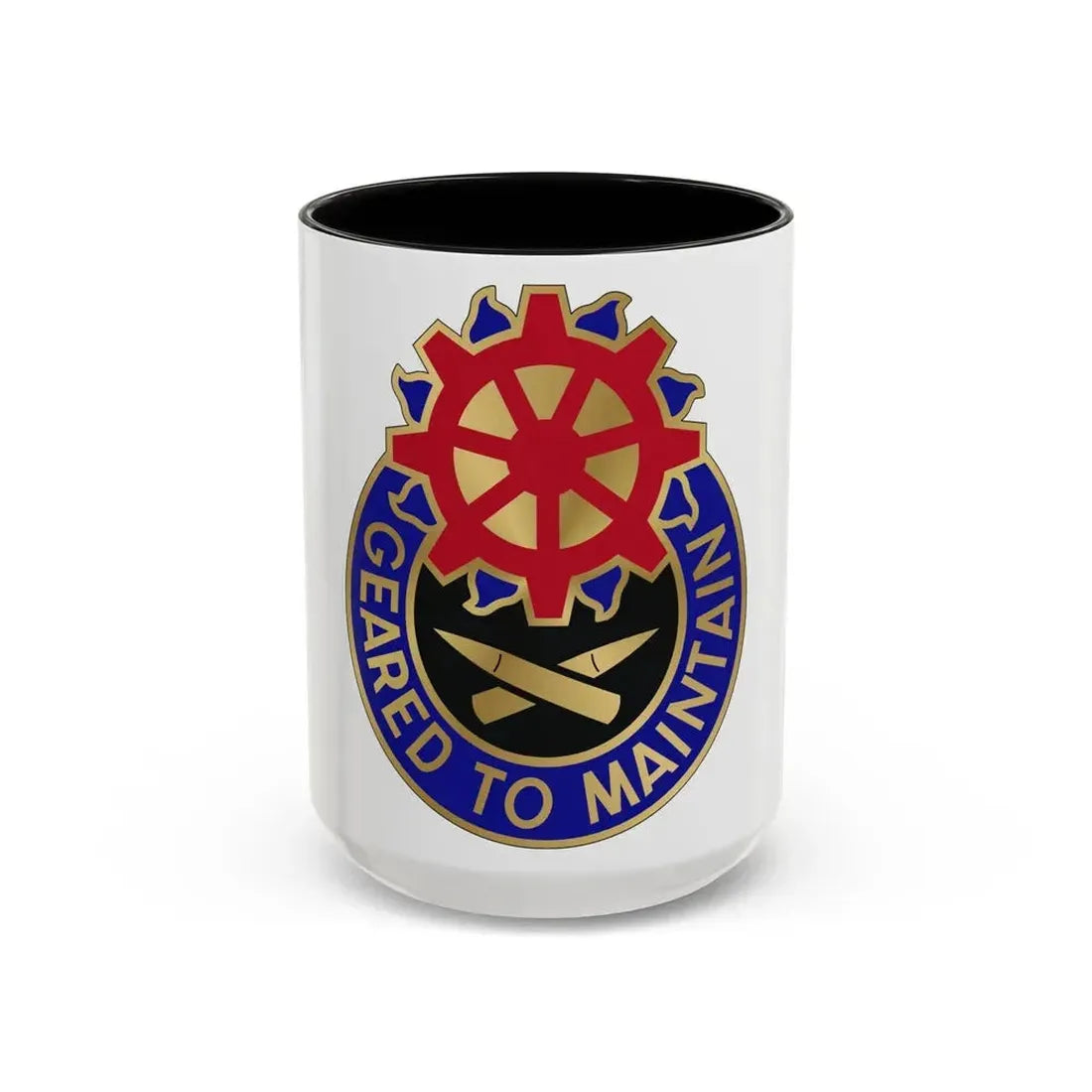 187 Ordnance Battalion (U.S. Army) Accent Coffee Mug 15oz Black - Go Mug Yourself