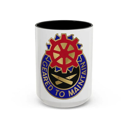 187 Ordnance Battalion (U.S. Army) Accent Coffee Mug 15oz Black - Go Mug Yourself