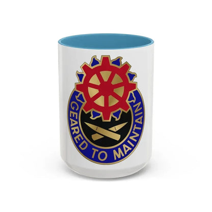 187 Ordnance Battalion (U.S. Army) Accent Coffee Mug 15oz Light Blue - Go Mug Yourself