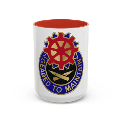 187 Ordnance Battalion (U.S. Army) Accent Coffee Mug 15oz Red - Go Mug Yourself