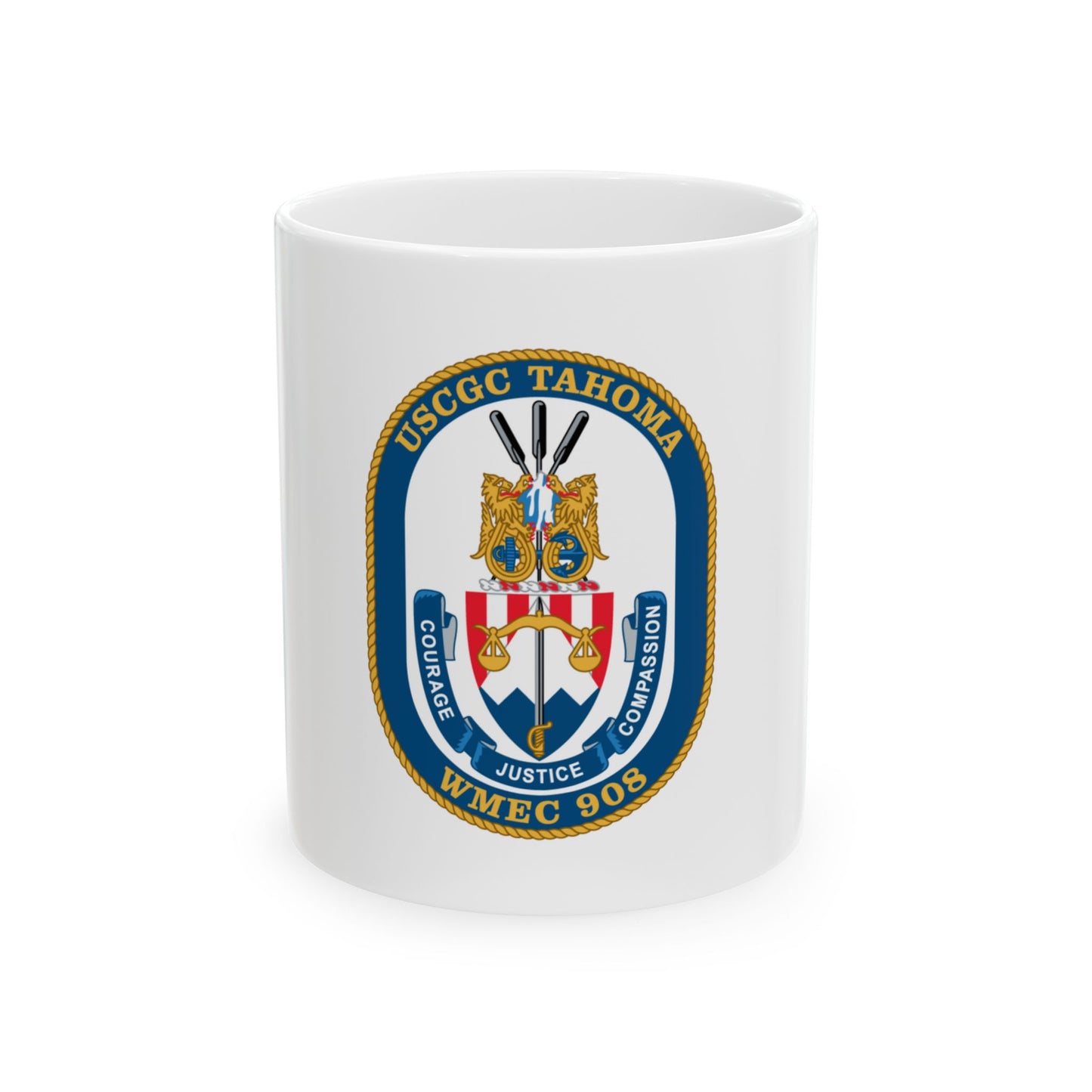 USCGC Tahoma WMEC 908 (U.S. Coast Guard) White Coffee Mug