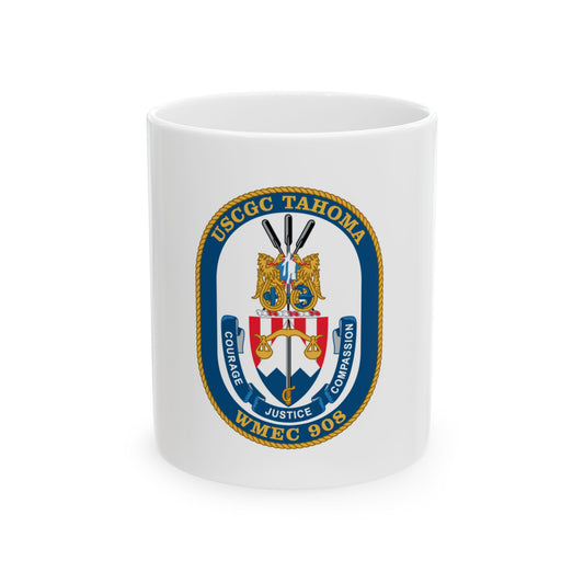 USCGC Tahoma WMEC 908 (U.S. Coast Guard) White Coffee Mug