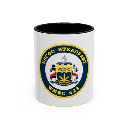 USCGC Steadfast WMEC 623 (U.S. Coast Guard) Accent Coffee Mug