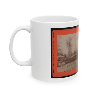 A Block House 001 (U.S. Civil War) White Coffee Mug