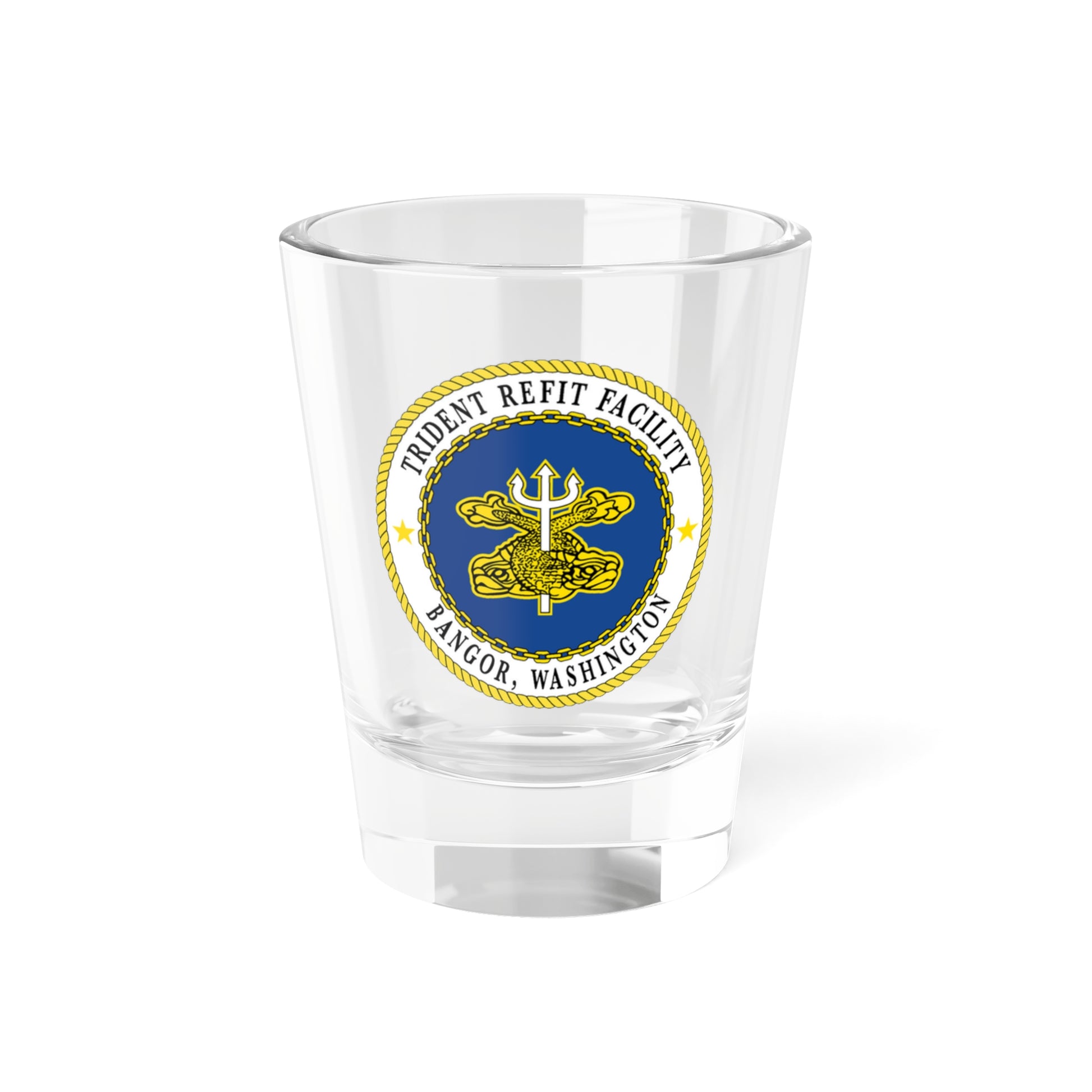 Trident Refit Facility BangorWA (U.S. Navy) Shot Glass 1.5oz-1.5oz-Go Mug Yourself