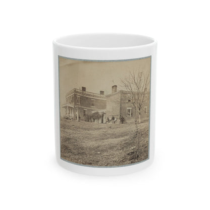 Aiken's House, James River, Va.(2) (U.S. Civil War) White Coffee Mug