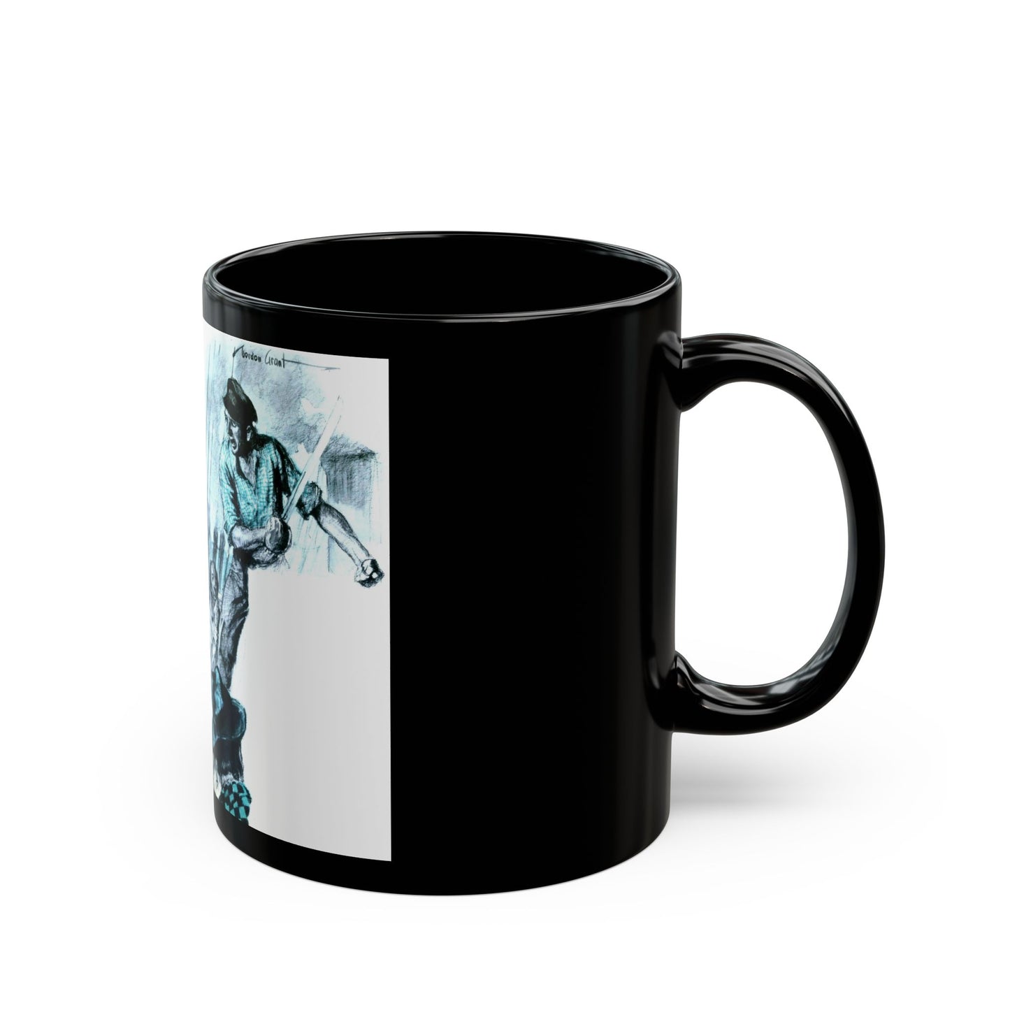 Dead Man's Log, Liberty magazine, June 18,1938 - Black Coffee Mug-Go Mug Yourself