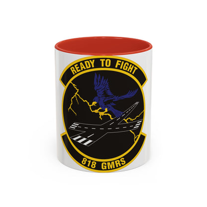 818th Global Mobility Readiness Squadron (U.S. Air Force) Accent Coffee Mug