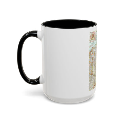 Germany (1959) (Map) Accent Coffee Mug