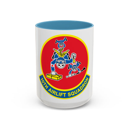 10th Airlift Squadron (U.S. Air Force) Accent Coffee Mug