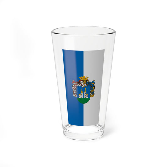 Flag of Egyhazasradoc (Hungary) Pint Glass 16oz