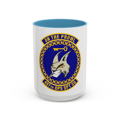 497 Operations Support Squadron ACC (U.S. Air Force) Accent Coffee Mug
