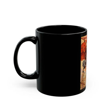 Cuchulain in Battle, The Century Magazine, January 1907 - Black Coffee Mug-Go Mug Yourself