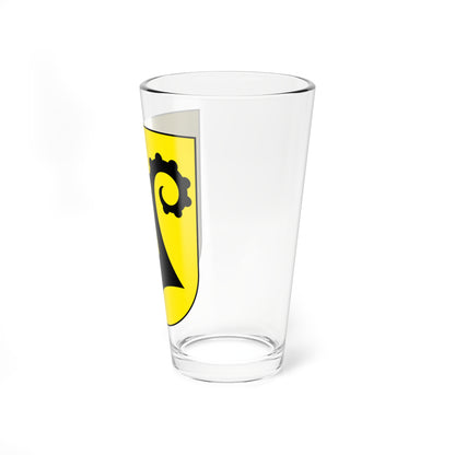 Uster-Nossikon-blazon (Switzerland) (Coat of Arms) Pint Glass 16oz