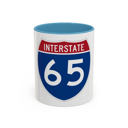 Interstate 65 (U.S. Highways) Accent Coffee Mug