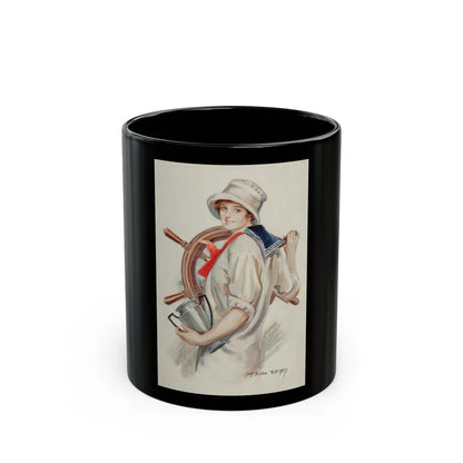 Champion at the Help, 1916 - Black Coffee Mug-11oz-Go Mug Yourself