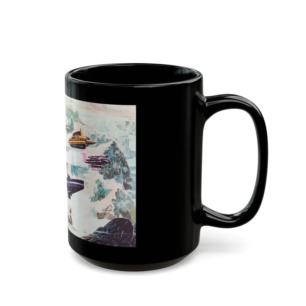 Concept art for the Great Undersea Race (2) - Black Coffee Mug-Go Mug Yourself