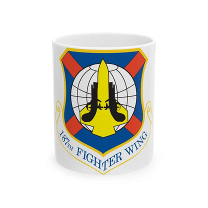 187th Fighter Wing (U.S. Air Force) White Coffee Mug-11oz-Go Mug Yourself