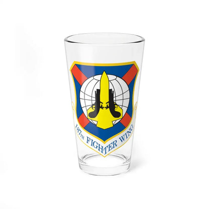 187th Fighter Wing (U.S. Air Force) Pint Glass 16oz 16oz - Go Mug Yourself
