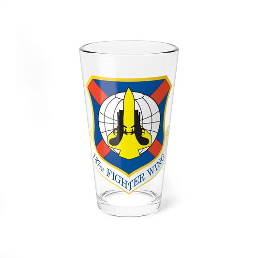 187th Fighter Wing (U.S. Air Force) Pint Glass 16oz 16oz - Go Mug Yourself