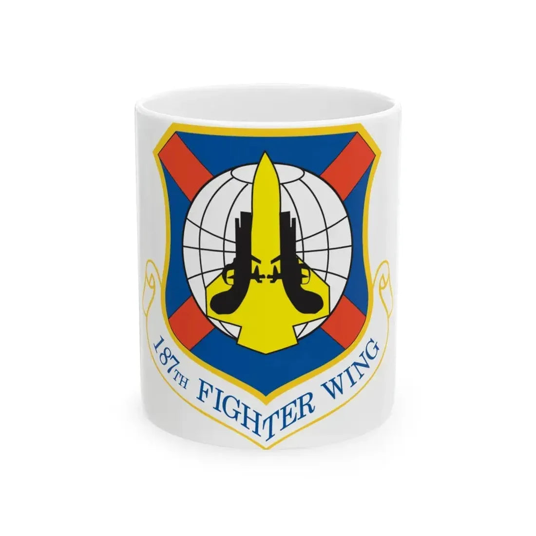 187th Fighter Wing (U.S. Air Force) White Coffee Mug 11oz - Go Mug Yourself