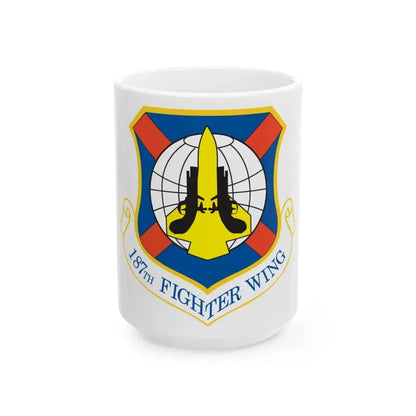 187th Fighter Wing (U.S. Air Force) White Coffee Mug 15oz - Go Mug Yourself